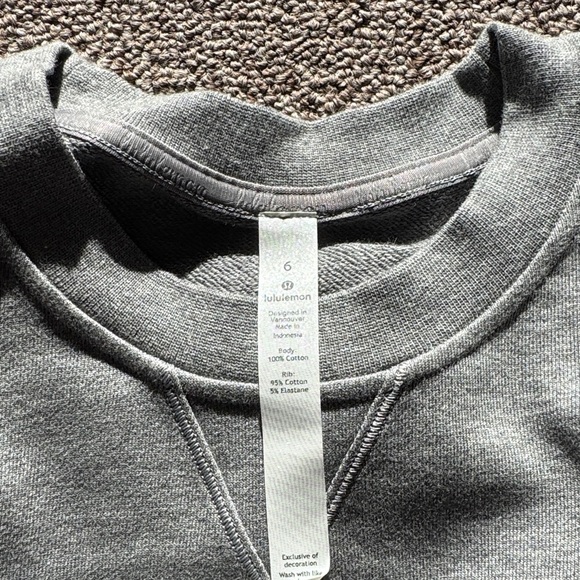 Lululemon Gray Crewneck Sweater - Picture 2 of 3